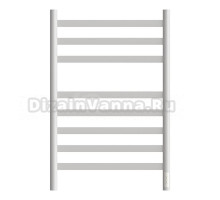 Полотенцесушитель электрический APEXTERMO Sfera SF00185WM 80x55 см, подключение справа, слева, скрытое подключение справа, матовый белый, лесенка, из стали