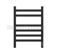 Полотенцесушитель электрический APEXTERMO Sfera SF10164BM 60x45 см, подключение справа, слева, скрытое подключение справа, матовый черный, лесенка, из стали