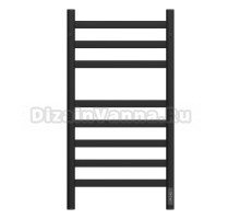 Полотенцесушитель электрический APEXTERMO Sfera SF10184BM 80x45 см, подключение справа, слева, скрытое подключение справа, матовый черный, лесенка, из стали