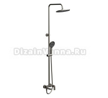 Душевая стойка BelBagno Marino MARINO-VSCM-GM оружейная сталь