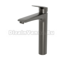 Смеситель для раковины BelBagno Due DUE-LMC-GM-W0 оружейная сталь