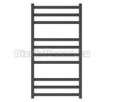 Полотенцесушитель электрический APEXTERMO Terra TR00105BM 100x55 см, подключение справа, слева, скрытое подключение справа, матовый черный, лесенка, из стали