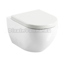 Унитаз подвесной Ravak Chrome Uni RimOFF безободковый, сиденье с микролифтом, белый