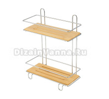 Полка Рыжий кот Bamboo-03 227432 хром