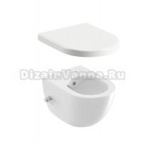 Унитаз приставной напольный Ravak Chrome Uni RimOff безободковый, сиденье Uni Chrome 02A с микролифтом, белый