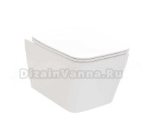 Унитаз подвесной Ravak Natural RimOFF безободковый, сиденье с микролифтом, белый