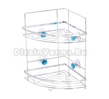 Полка Рыжий кот Бриллиант 209995 хром, синий