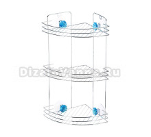 Полка Рыжий кот Бриллиант 209996 хром, синий