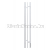 Полотенцесушитель электрический APEXTERMO Delta DL10181WM 80x15 см, подключение справа, скрытое подключение справа, матовый белый, I-образный, из стали