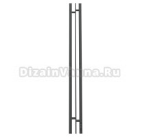 Полотенцесушитель электрический APEXTERMO Delta DL10111GF 110x15 см, подключение справа, скрытое подключение справа, графит металлик, I-образный, из стали