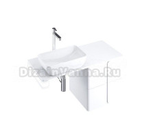Тумба под раковину со столешницей Ravak Balance SD 120 глянцевая белая, белая, тумба Balance SD 50
