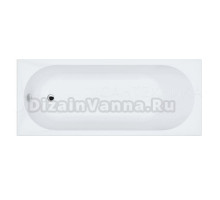 Акриловая ванна Ravak Sonata II C633R00000 150x70 см, встраиваемая, белая, с каркасом