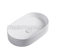 Накладная раковина RGW GS-80 49 см белая, овальная