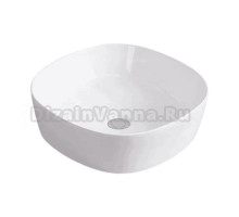 Накладная раковина RGW GS-05 44 см белая, квадратная