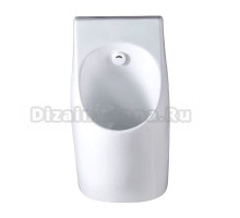 Писсуар подвесной RGW SW-90 сенсорный, белый, с сифоном, безободковый, со смывным механизмом