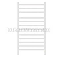 Полотенцесушитель электрический APEXTERMO Atlas AT00105WM 100x55 см, подключение справа, слева, скрытое подключение справа, матовый белый, лесенка, из стали