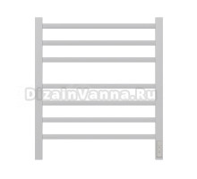 Полотенцесушитель электрический APEXTERMO Atlas AT00165WM 60x55 см, подключение справа, слева, скрытое подключение справа, матовый белый, лесенка, из стали