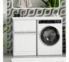 Тумба с раковиной Misty Ингрид 60 напольная, под стиральную машину, белая, левая