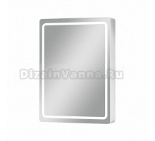 Зеркальный шкаф MIXLINE "Симпл" 500*700 (ШВ) универсальный,механический выкл., светодиодная подсветк