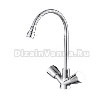 Смеситель для кухни VODA CALM519flex хром