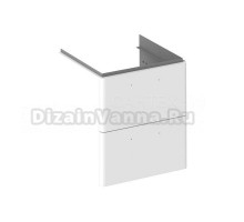 Тумба под раковину без столешницы Ravak Balance II SD 60 глянцевая белая, без ручек