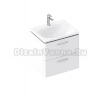 Тумба под раковину без столешницы Ravak Balance II SD 60 глянцевая белая, ручки глянцевый хром