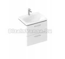 Тумба под раковину без столешницы Ravak Balance II SD 80 глянцевая белая, ручки глянцевый хром