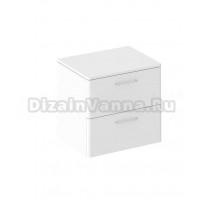 Тумба под раковину со столешницей Ravak Balance II SD 80 глянцевая белая, ручки глянцевый хром