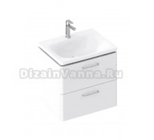 Тумба с раковиной Ravak Balance II SD 80 глянцевая белая, ручки глянцевый хром