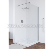 Душевая перегородка Vegas Glass Eaf Tur Novo 86 08 01 профиль глянцевый хром, стекло прозрачное