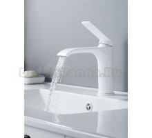 Смеситель для раковины/умывальника Shevanik S4101C, белый