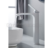 Смеситель для раковины/умывальника высокий Shevanik S4011C, белый