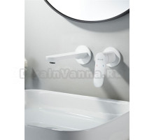 Смеситель для раковины/умывальника встраиваемый Shevanik S4341C, белый