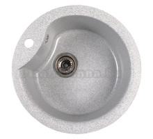 Мойкa ML-GMS101 СТАНДАРТ круглая, серый (310), 480 мм (глуб. чаши 190)