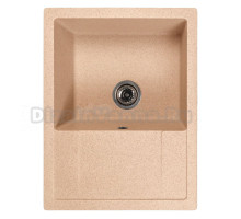 Мойка ML-GMS115 СТАНДАРТ с крылом, песочный (302), 645*505*190мм