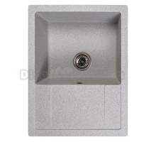 Мойка ML-GMS115 СТАНДАРТ с крылом, серый (310), 645*505*190мм