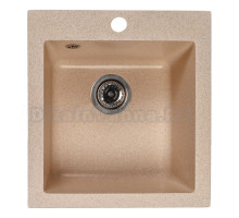 Мойка ML-GMS118 СТАНДАРТ прямоугольная, песочный (302), 492*417*190мм