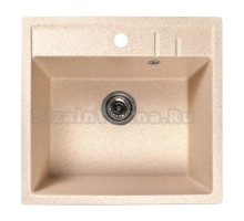 Мойка ML-GMS121 СТАНДАРТ прямоугольная, бежевый (328), 555*495*190мм