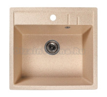 Мойка ML-GMS121 СТАНДАРТ прямоугольная, песочный (302), 555*495*190мм