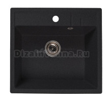 Мойка ML-GMS121 СТАНДАРТ прямоугольная, черный (308), 555*495*190мм