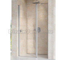 Душевая дверь в нишу Ravak Chrome CSD2-110 профиль сатин, стекло прозрачное
