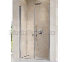 Душевая дверь в нишу Ravak Chrome CSDL2-90 профиль блестящий, стекло прозрачное