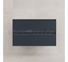 Тумба с раковиной Style Line Лима Plus 90 подвесная, эмаль, графит