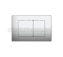 Кнопка смыва для унитаза Oliveeka OL-E12-BN нержавеющая сталь, цвет матовый никель