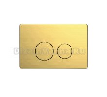 Кнопка смыва для унитаза Oliveeka OL-R22-BG нержавеющая сталь, цвет матовое золото