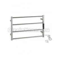 Полотенцесушитель электрический Bemeta 704151081 35x55 см, подключение справа, глянцевый хром, лесенка