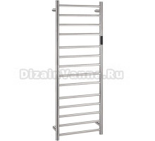 Полотенцесушитель электрический Bemeta 704151051 130x45 см, подключение справа, скрытое подключение справа, глянцевый хром, лесенка