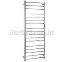 Полотенцесушитель электрический Bemeta 704151061 170x60 см, подключение справа, скрытое подключение справа, глянцевый хром, лесенка