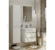 Мебель для ванной комнаты VIANT Куба 60 подвесная, глянцевая белая