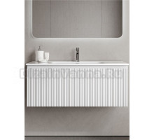 Тумба с раковиной Sancos Snob R 1.0 100 bianco